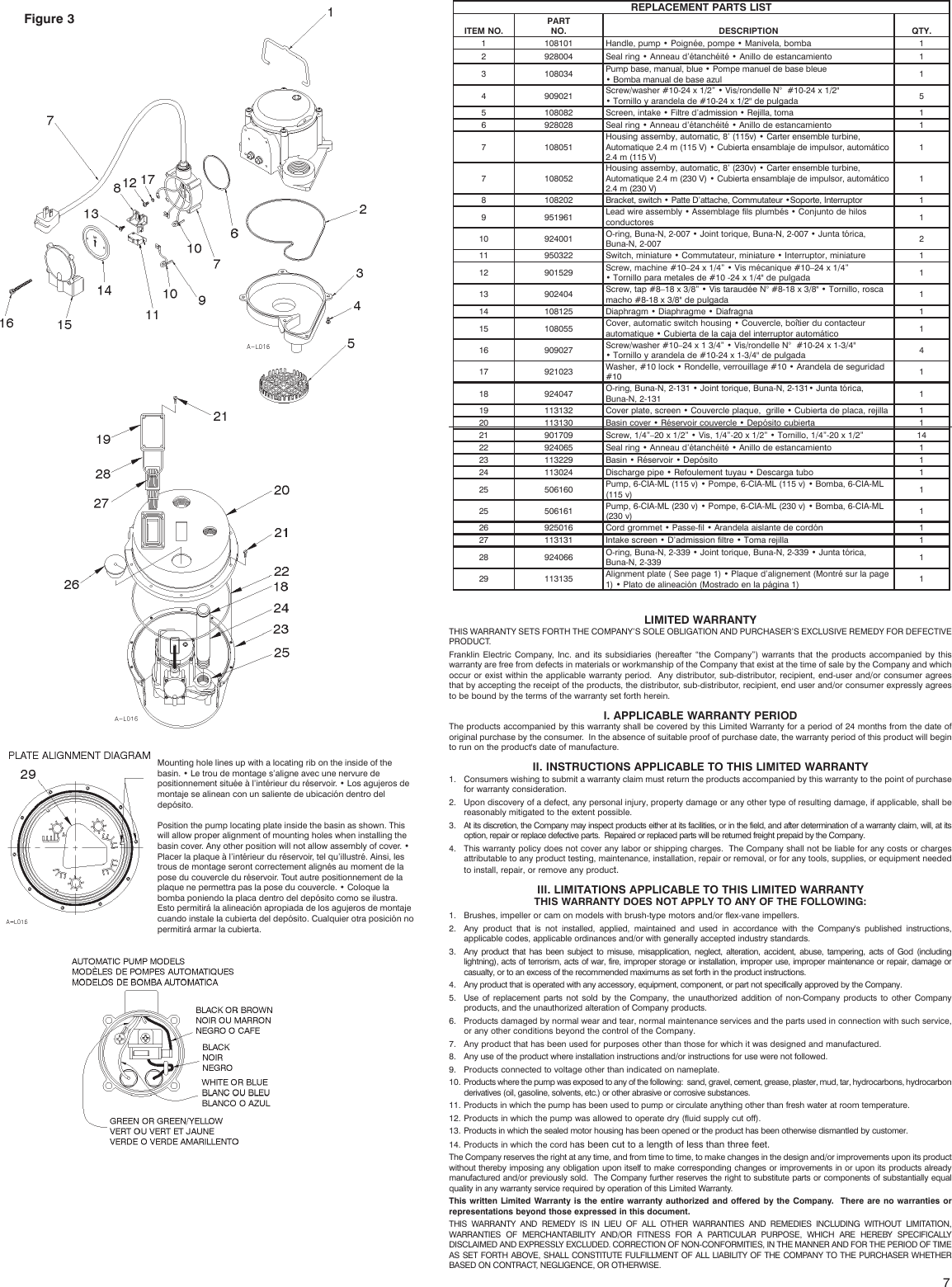 Page 7 of 8 - 548247 5 Little Giant WRSC-6 Instruction Manual