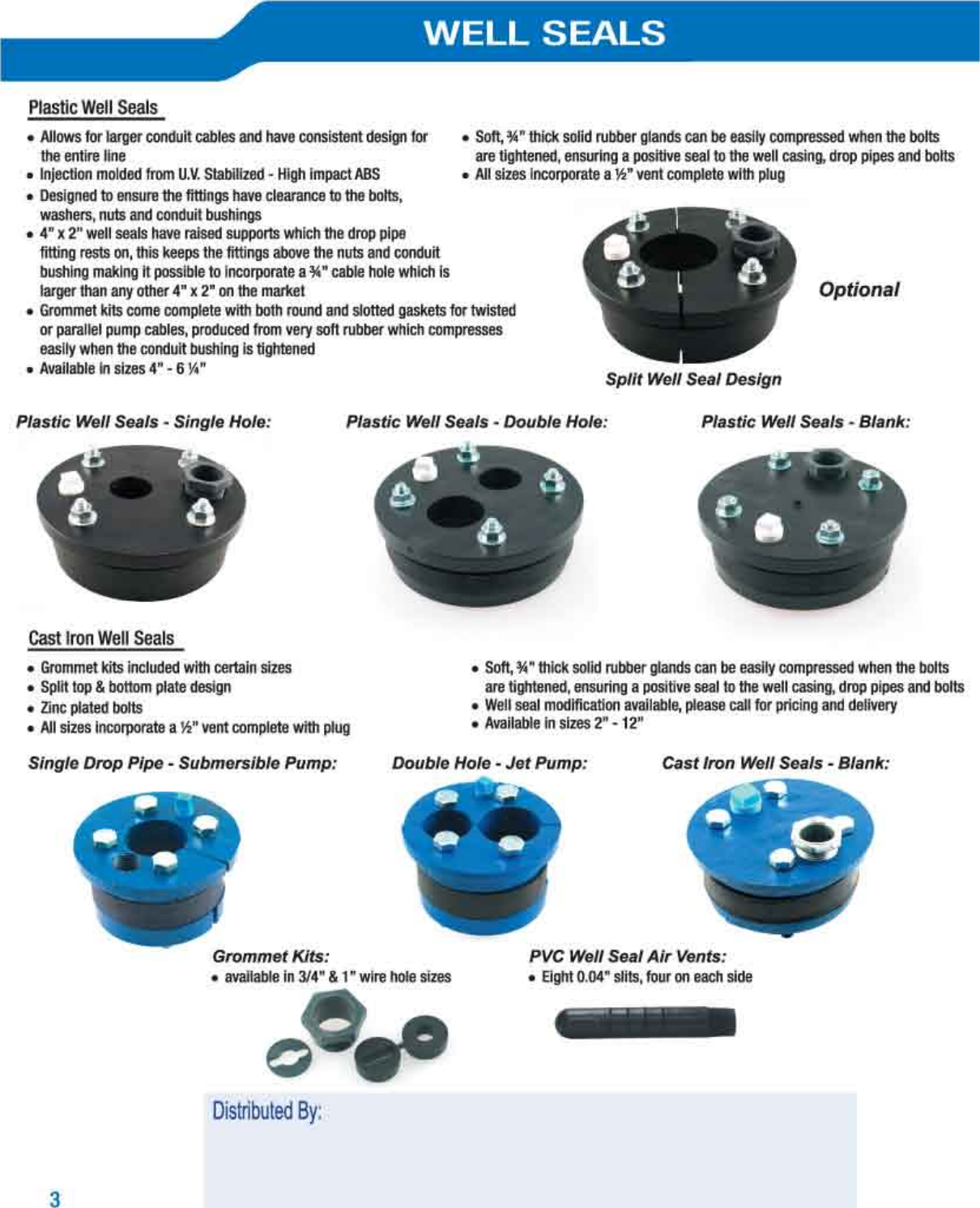 Page 4 of 4 - Pitless Adapters Well Caps Seals  548342 1 Boshart PA-100NL Bronze Adapter Brochure