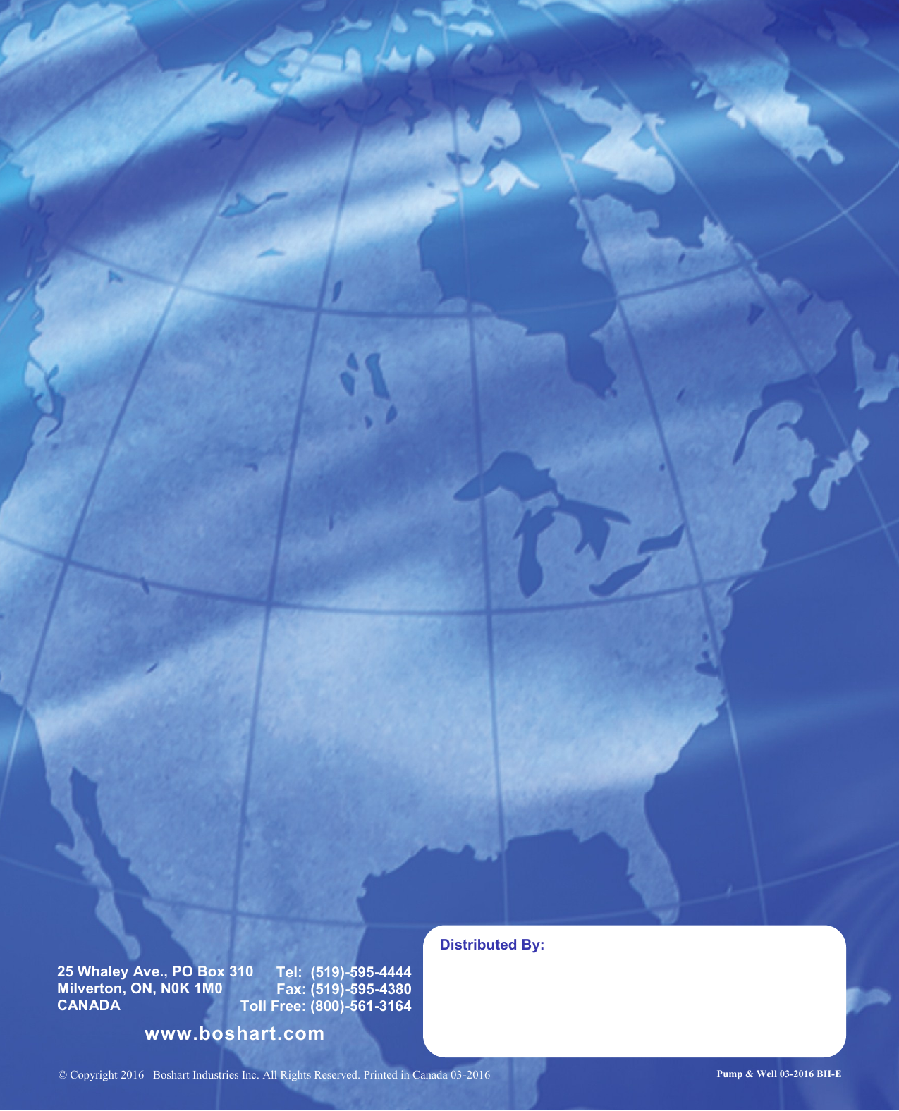 Page 12 of 12 - 548352 2 Boshart Stainless Steel Check Valve Catalogue