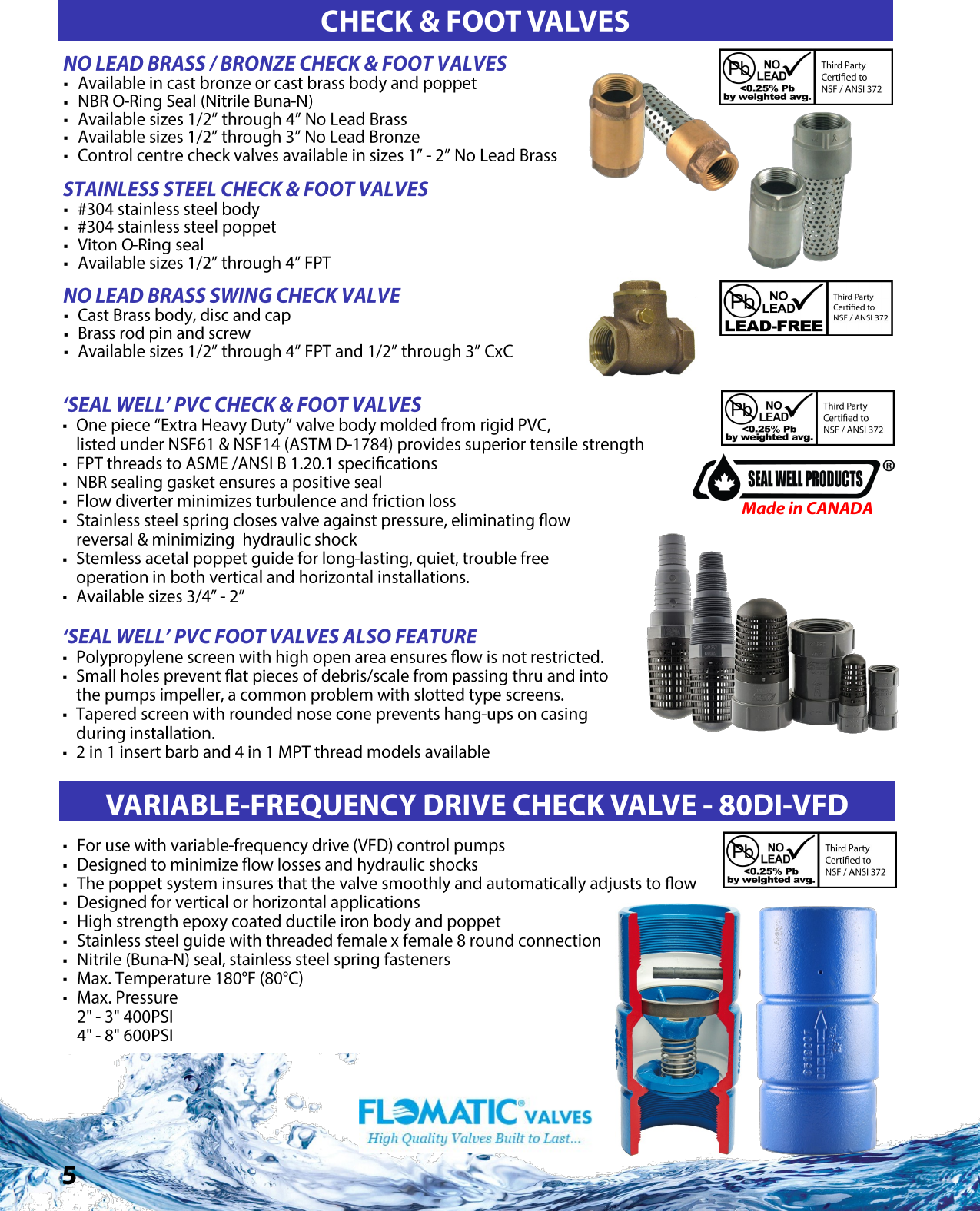 Page 6 of 12 - 548352 2 Boshart Stainless Steel Check Valve Catalogue