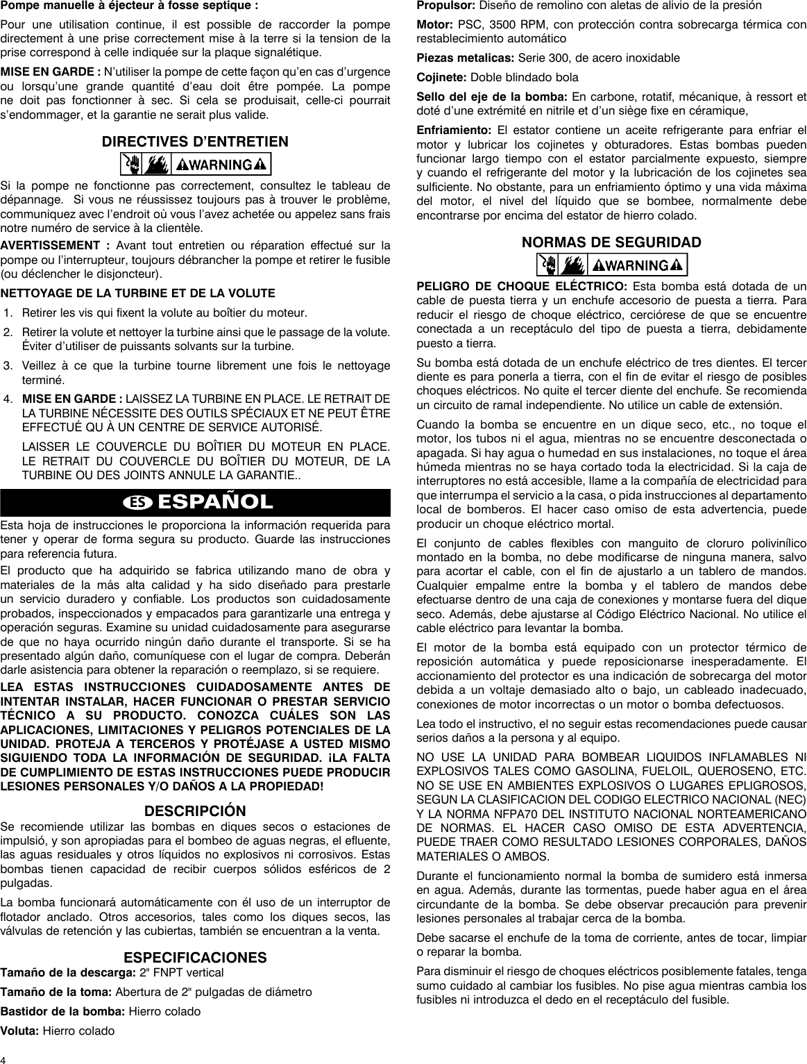 Page 4 of 8 - 548483 2 Red Lion Sewage Basin System Installation Instructions