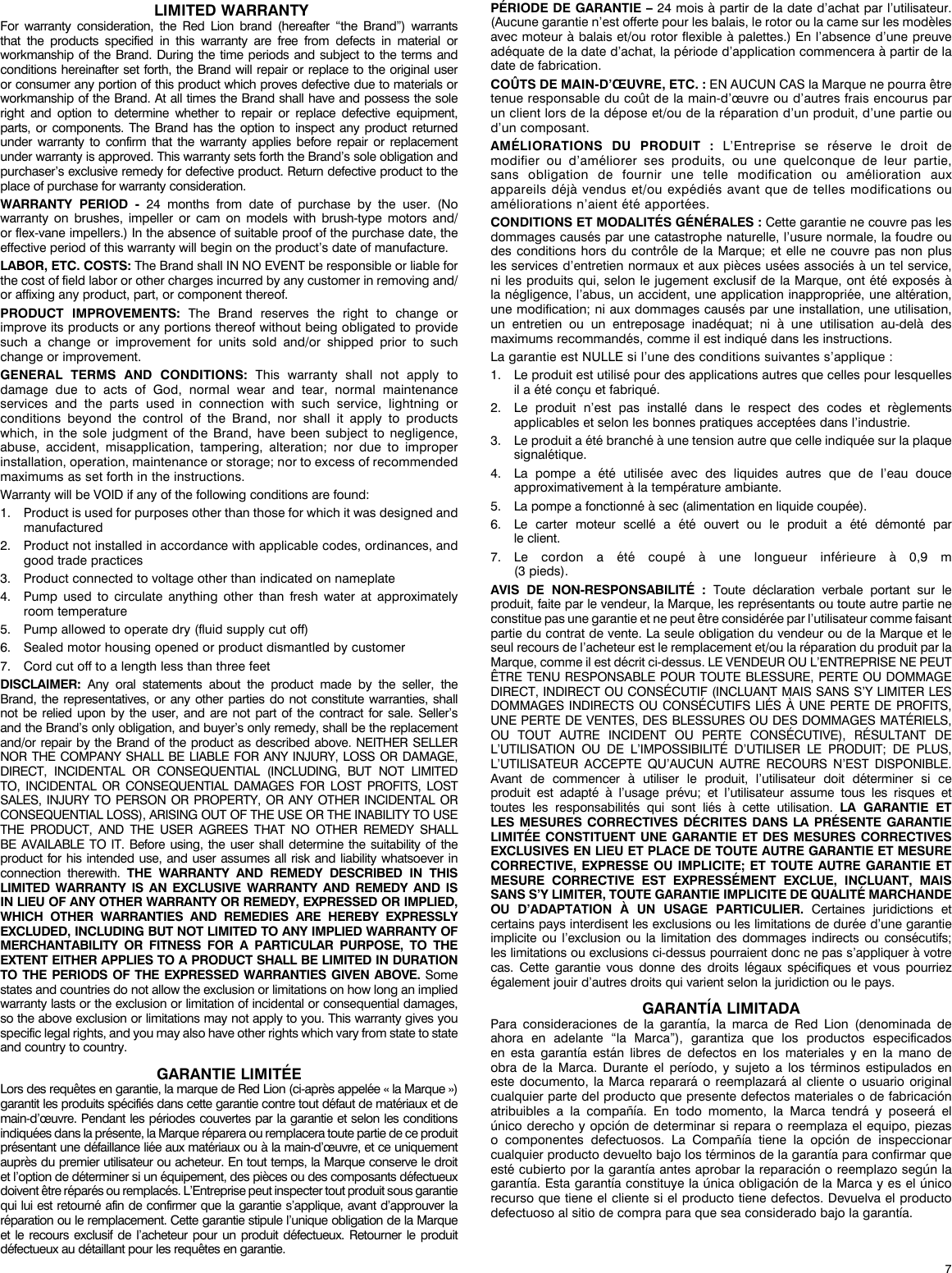 Page 7 of 8 - 548483 2 Red Lion Sewage Basin System Installation Instructions