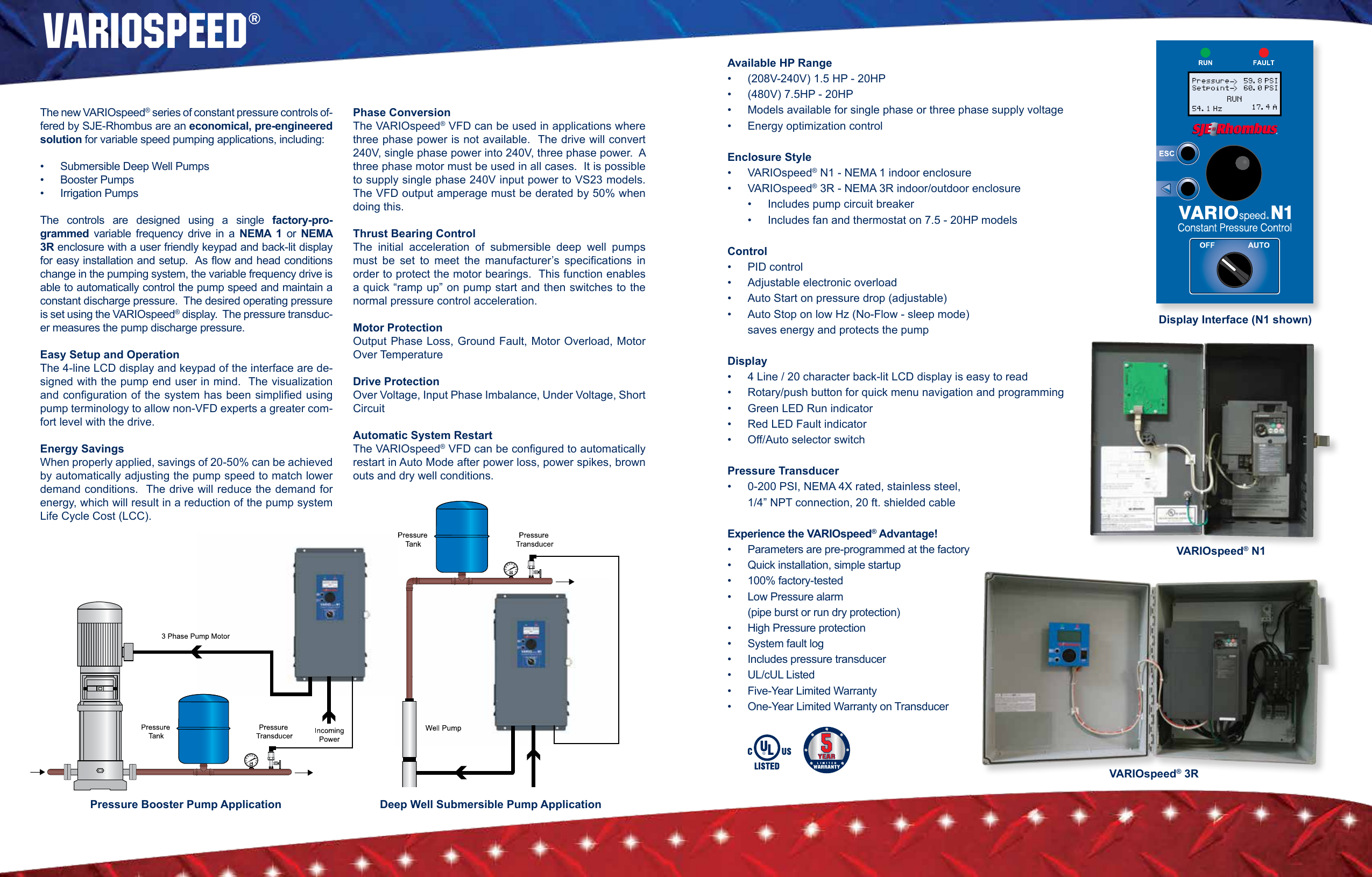 Page 2 of 4 - 549035 1 SJE Rhombus Vario Speed 3R Controller Brochure