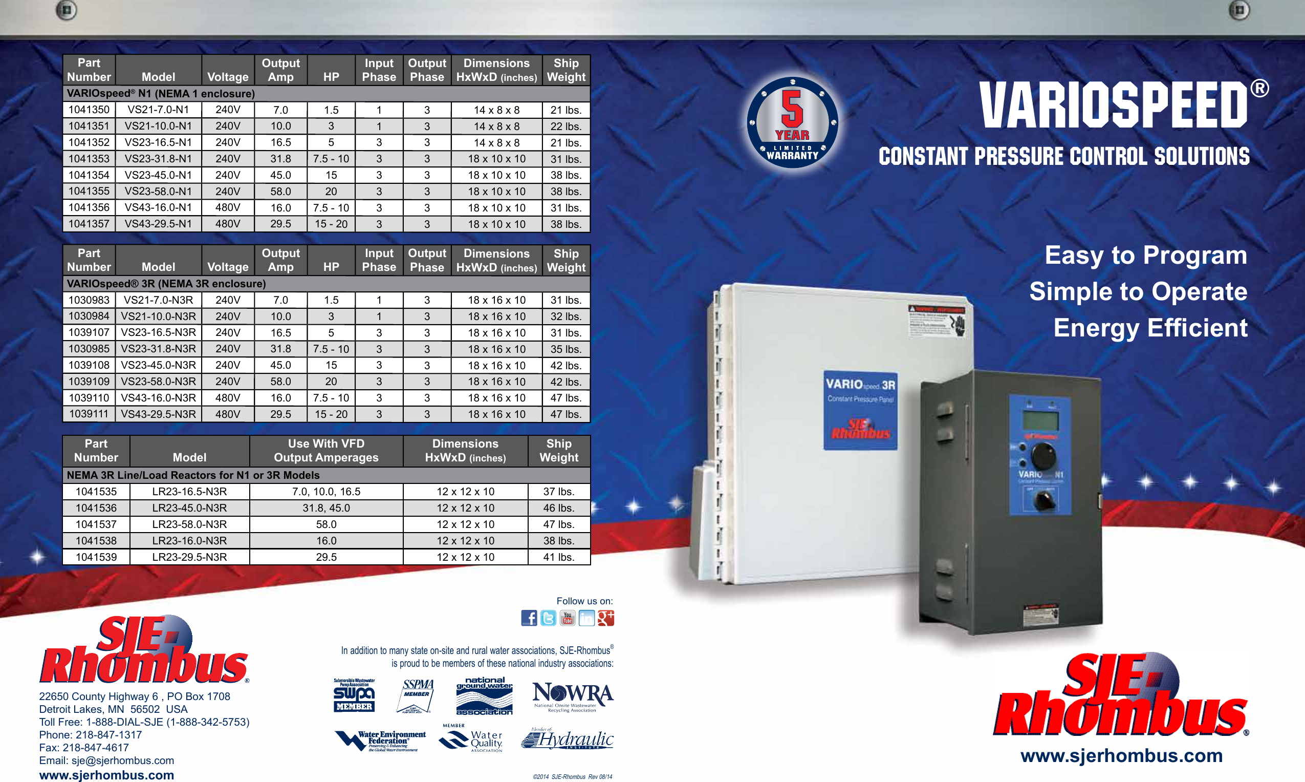 Page 4 of 4 - 549035 1 SJE Rhombus Vario Speed 3R Controller Brochure