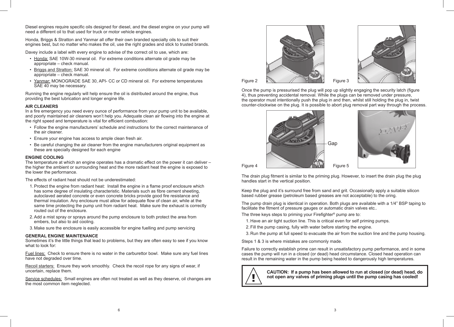 Page 3 of 4 - 550089 2 Davey Portable Self Priming Pump Installation Instructions