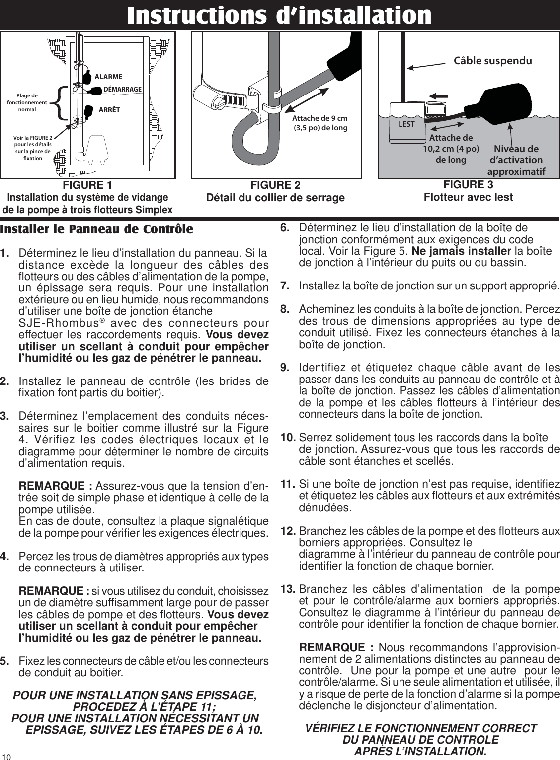 Page 10 of 12 - 1047130A-NEX Trilingual 8.5x11  550408 3 SJE Rhombus NEX Series Control Panel Installation Instructions