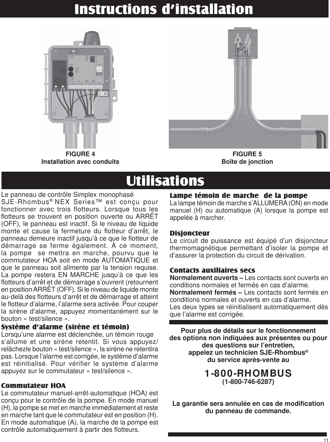 Page 11 of 12 - 1047130A-NEX Trilingual 8.5x11  550408 3 SJE Rhombus NEX Series Control Panel Installation Instructions