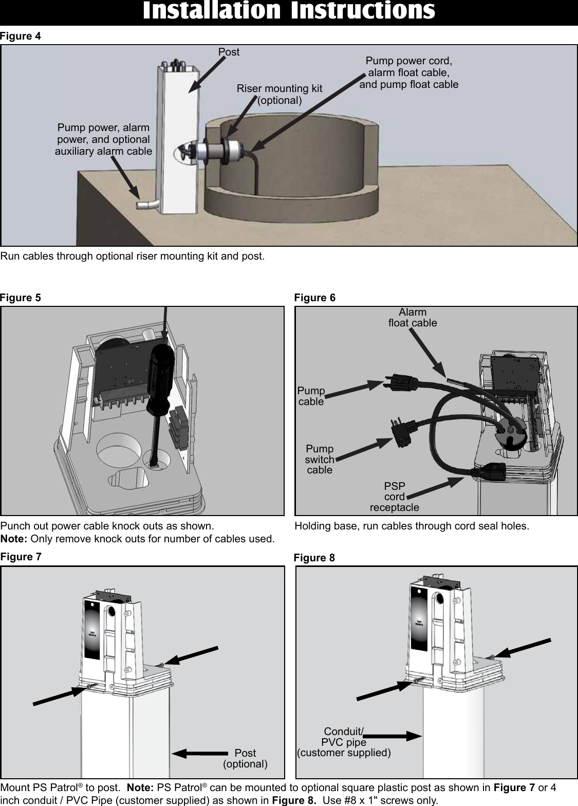 Page 2 of 4 - 550505 3 SJE Rhombus PS Patrol Alarm System Installation Instructions