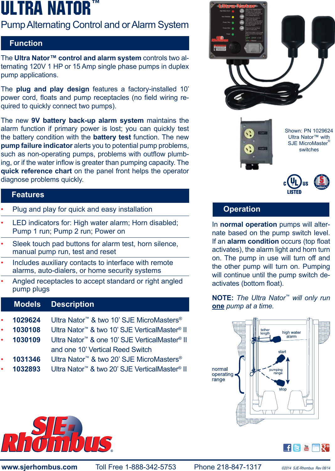 Page 2 of 2 - 550633 1 SJE Rhombus Ultra Nator Brochure