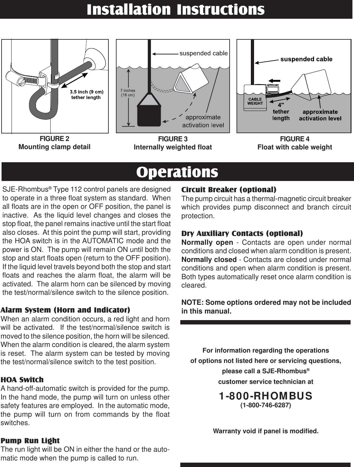 1008704E 1128.5x11 551093 2 SJE Rhombus 112 Control Panel Installation ...