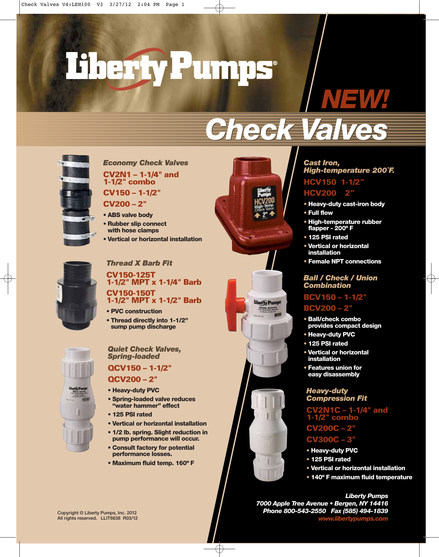 551538 1 Liberty CV200 Check Valve Brochure