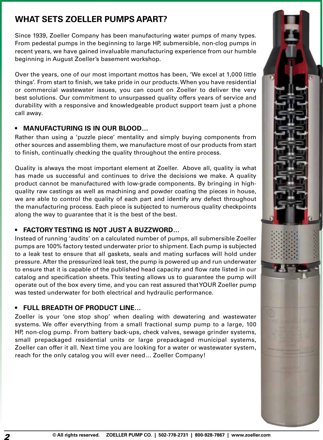 552023 1 Zoeller 2 Stage Centrifugal Pump Catalogue