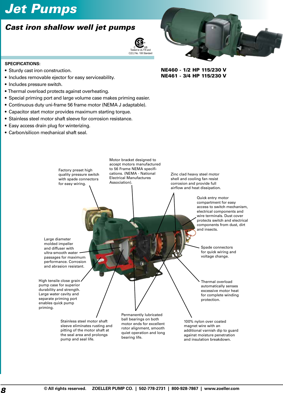 552023 1 Zoeller 2 Stage Centrifugal Pump Catalogue