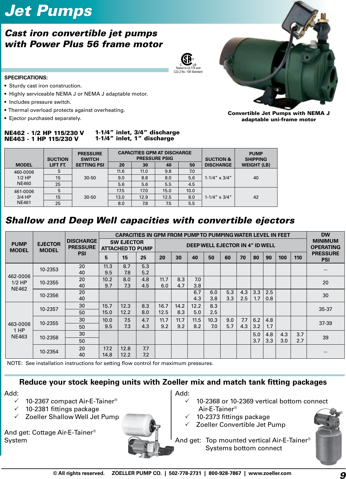 552023 1 Zoeller 2 Stage Centrifugal Pump Catalogue