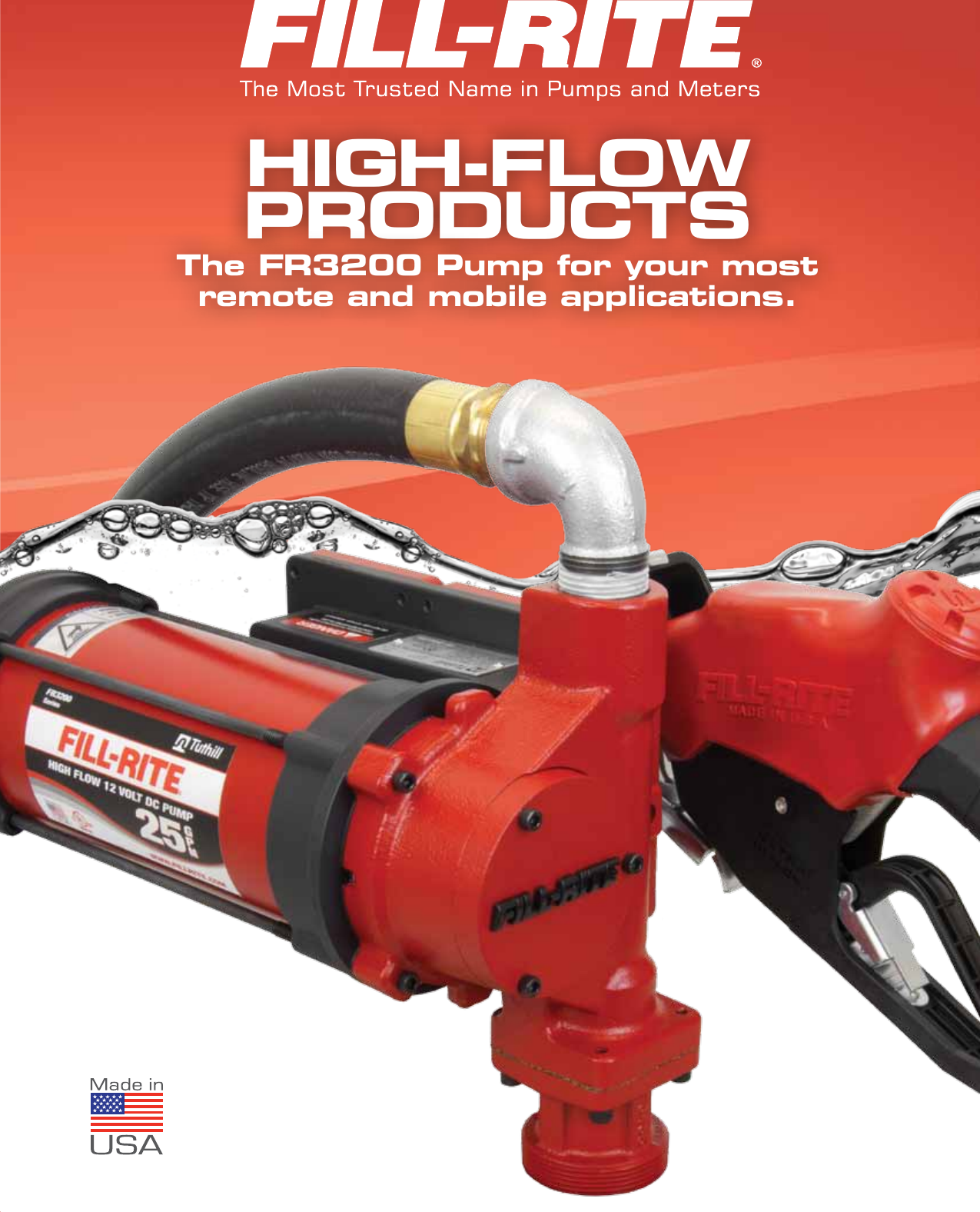 Page 1 of 3 - 552059 2 Fill-Rite FR3204 DC Fuel Transfer Pump-12VDC High Flow Brochure