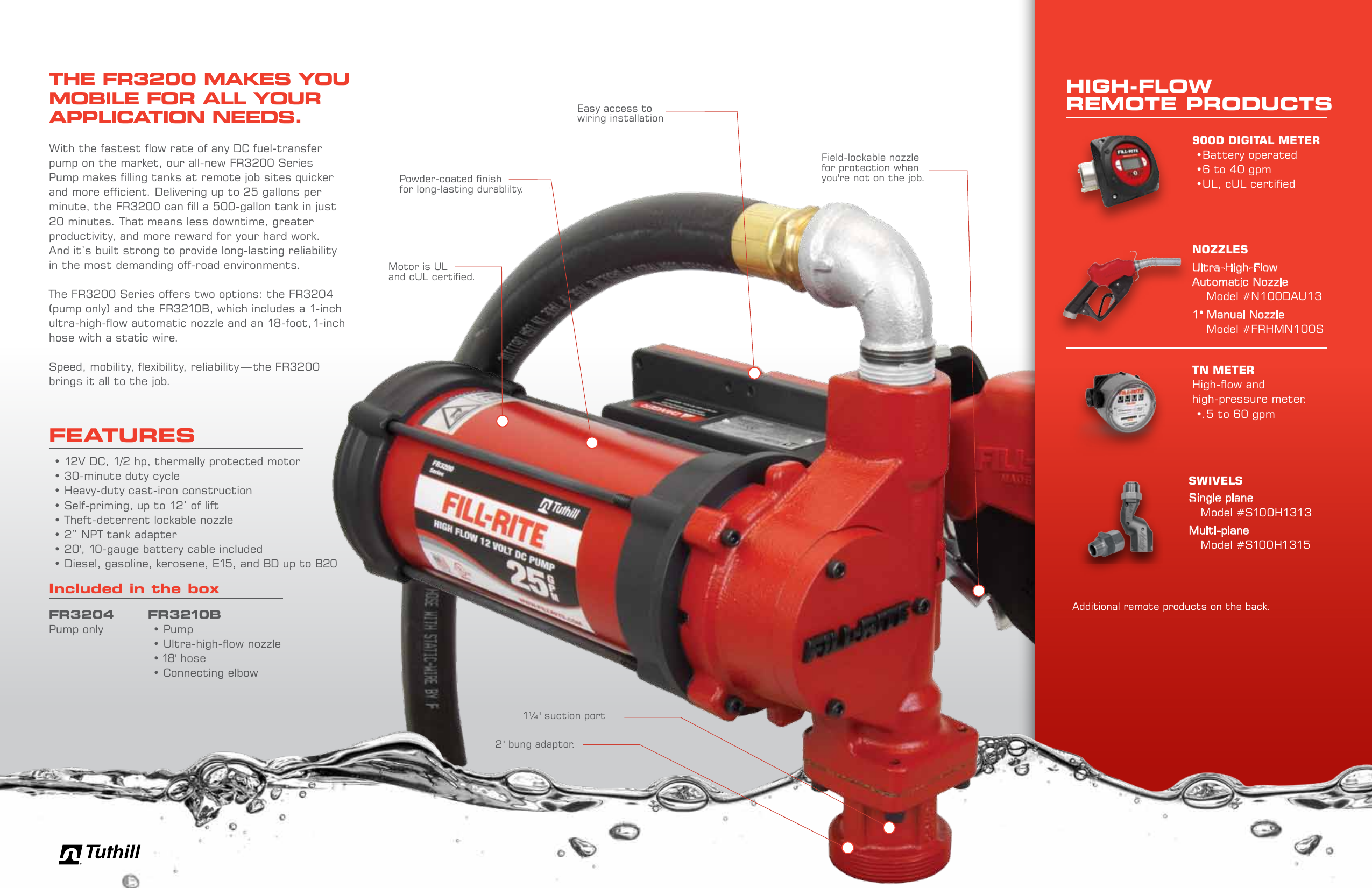 Page 2 of 3 - 552060 2 Fill-Rite FR4204G DC Fuel Transfer Pump-12VDC High Flow Brochure