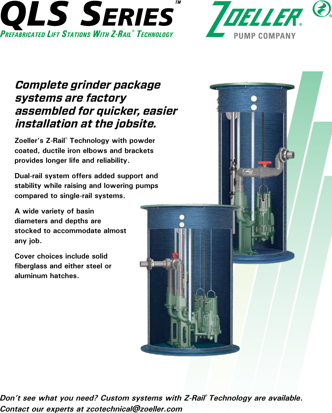 552228 1 Zoeller QLS Series Package Systems With Z Rail Disconnect Brochure