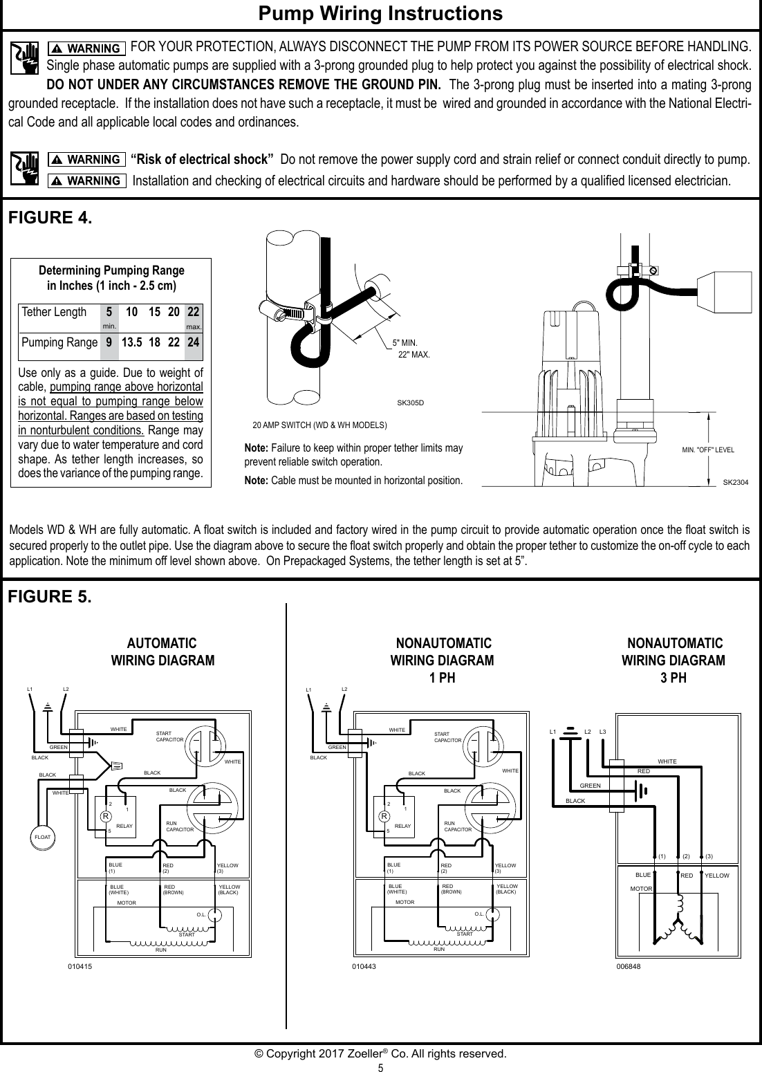 Page 5 of 12 - 552277 2 Zoeller HP Shark Grinder Pump Owners Manual