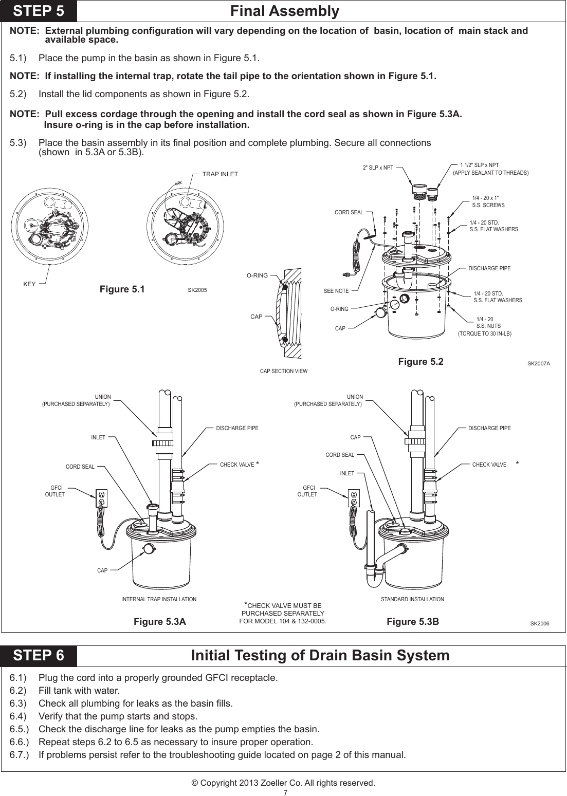 Zoeller Drain Pump 105 Installation Best Drain Photos