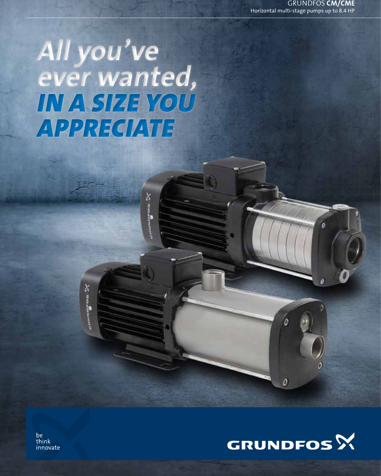Avenue forlade Walter Cunningham 552827 1 Grundfos Cm1 G End Suction Multistage Centrifugal Pumps Brochure  User Manual