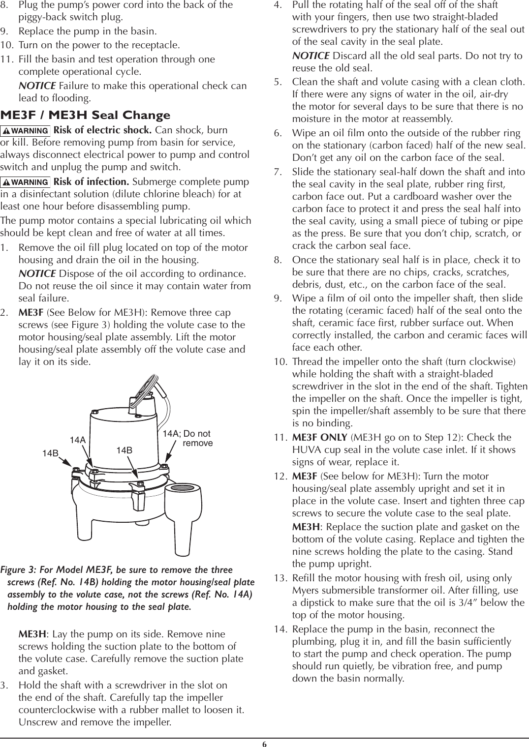 Page 6 of 12 - 556677 1 Myers ME3 Series Installation Manual