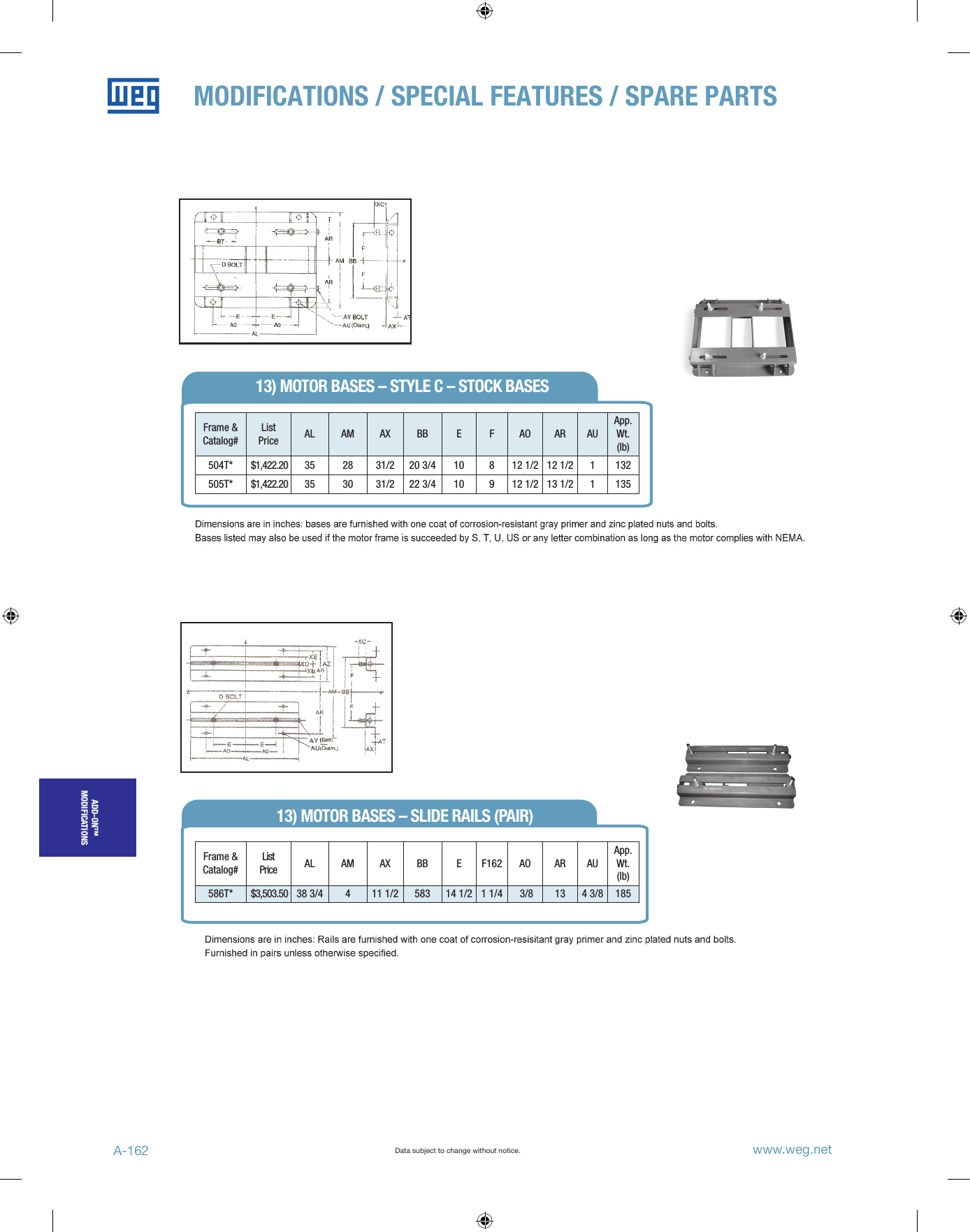 Page 12 of 12 - 90988 5 Weg Motor Spare Parts Catalog User Manual