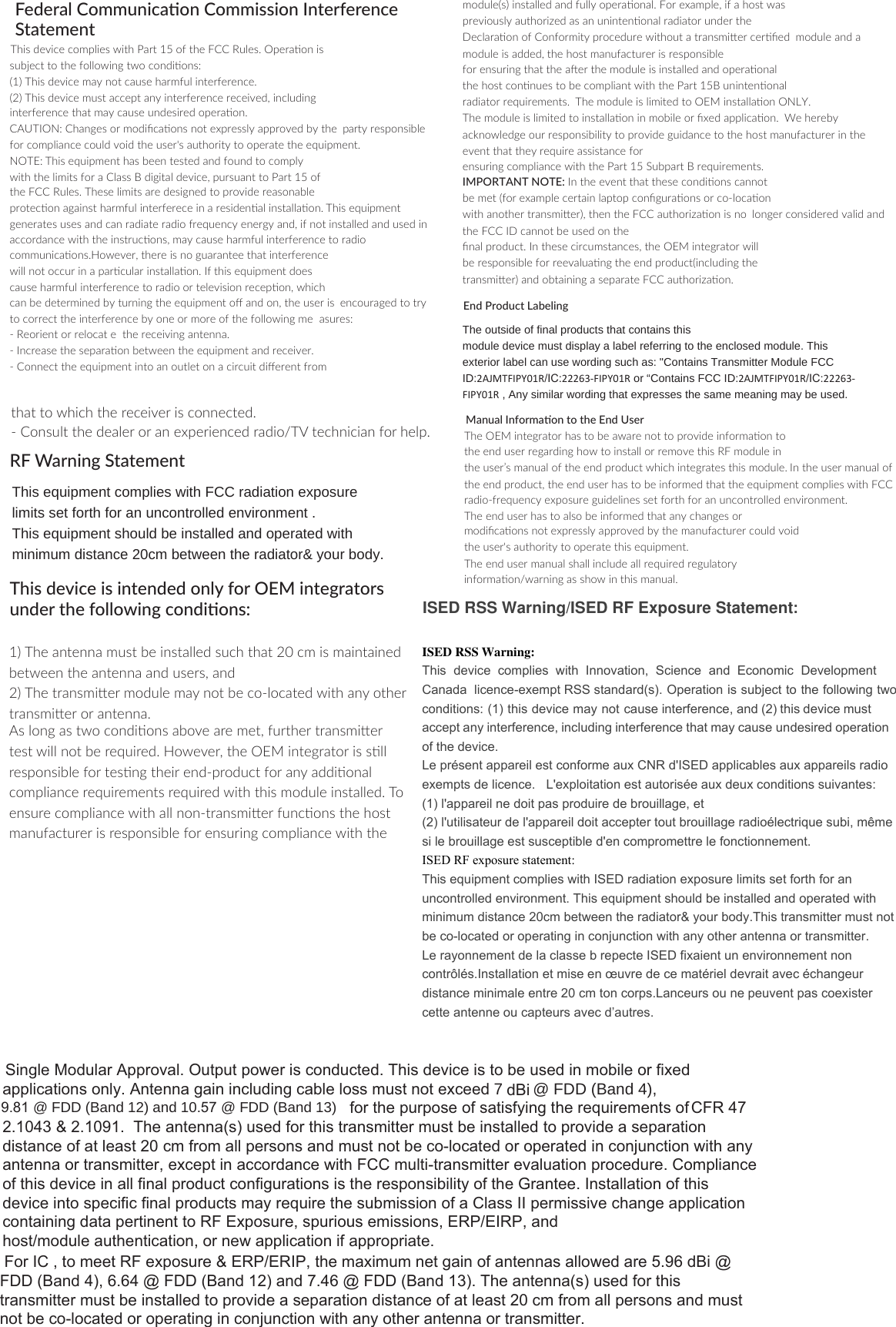 Page 29 of Pycom FIPY01R FiPy Module User Manual 
