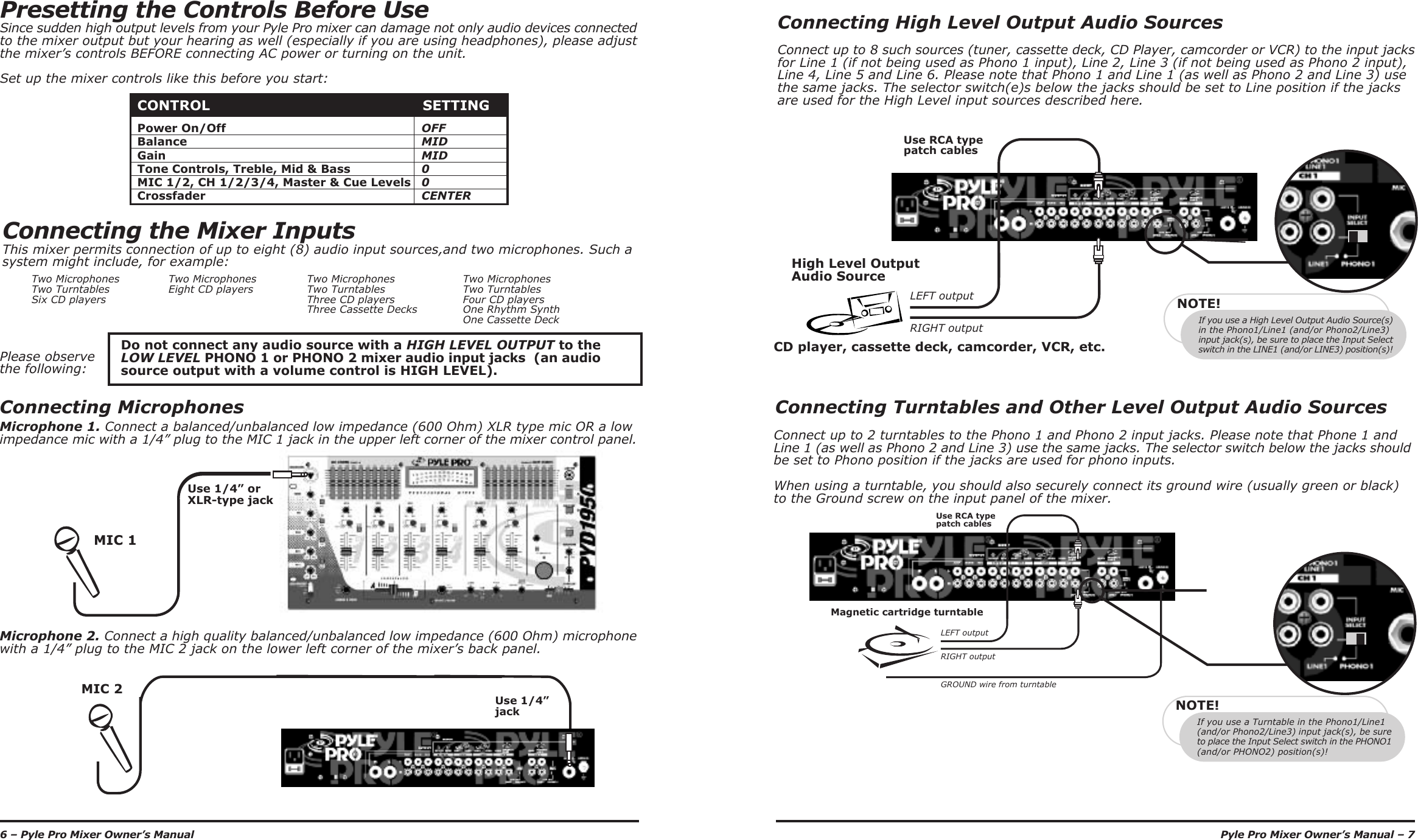 Page 5 of 8 - Pyle-Audio Pyle-Audio-Pyd-1910-Users-Manual-  Pyle-audio-pyd-1910-users-manual