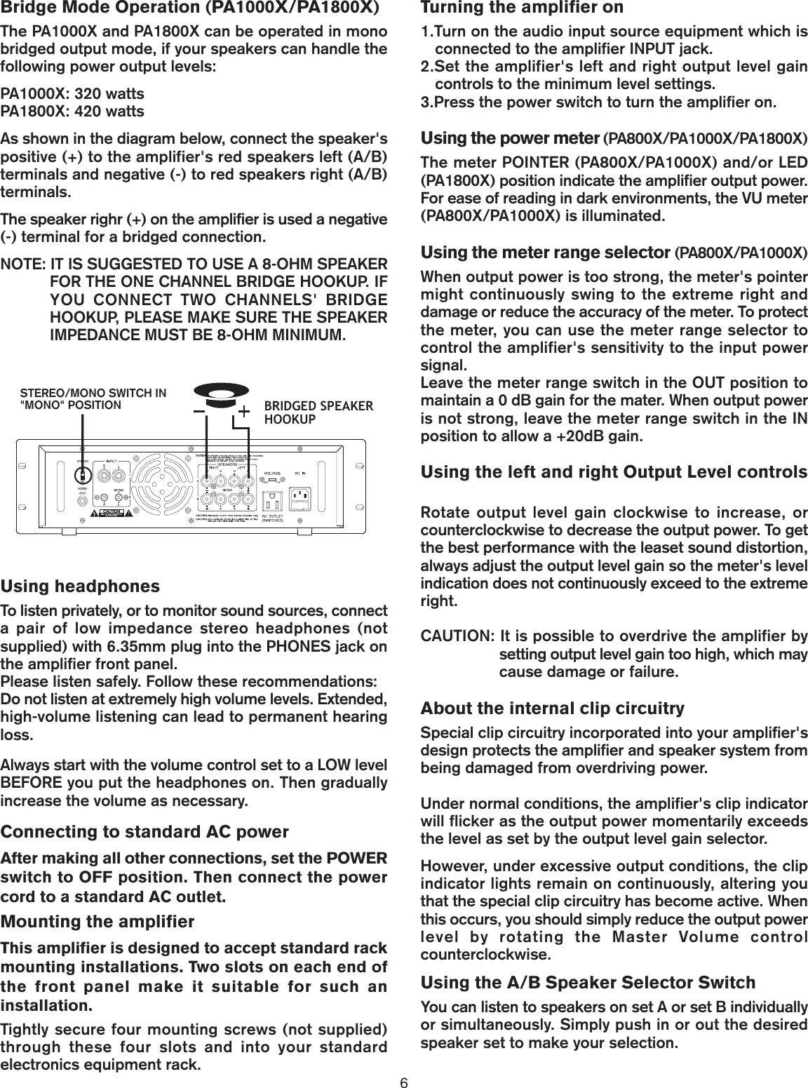 Page 7 of 8 - Pyramid-Car-Audio Pyramid-Car-Audio-Pa1000X-Users-Manual-  Pyramid-car-audio-pa1000x-users-manual