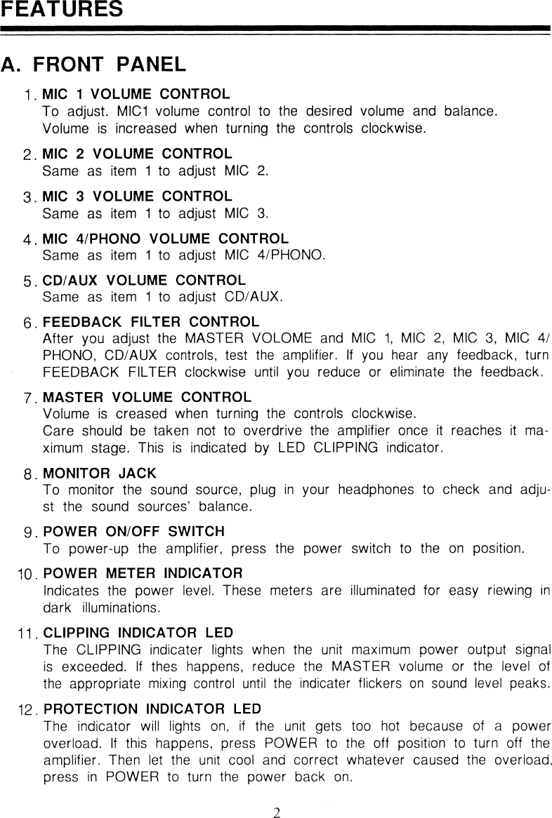 Page 4 of 11 - Pyramid-Car-Audio Pyramid-Car-Audio-Pa-305-Users-Manual-  Pyramid-car-audio-pa-305-users-manual