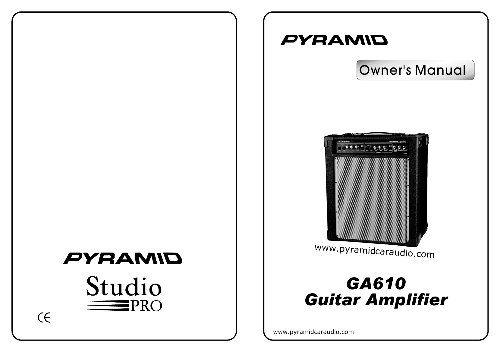Page 1 of 2 - Pyramid-Car-Audio Pyramid-Car-Audio-Pyramid-Car-Audio-Musical-Instrument-Amplifier-Ga610-Users-Manual- GA610Ã‹ÂµÃƒÃ·ÃŠÃ©  Pyramid-car-audio-pyramid-car-audio-musical-instrument-amplifier-ga610-users-manual