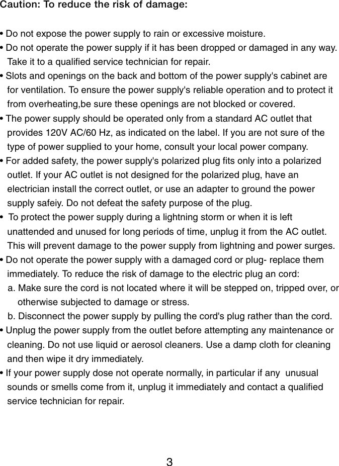 Page 5 of 8 - Pyramid-Car-Audio Pyramid-Car-Audio-Pyramid-Car-Audio-Power-Supply-Psv-200-Users-Manual-  Pyramid-car-audio-pyramid-car-audio-power-supply-psv-200-users-manual