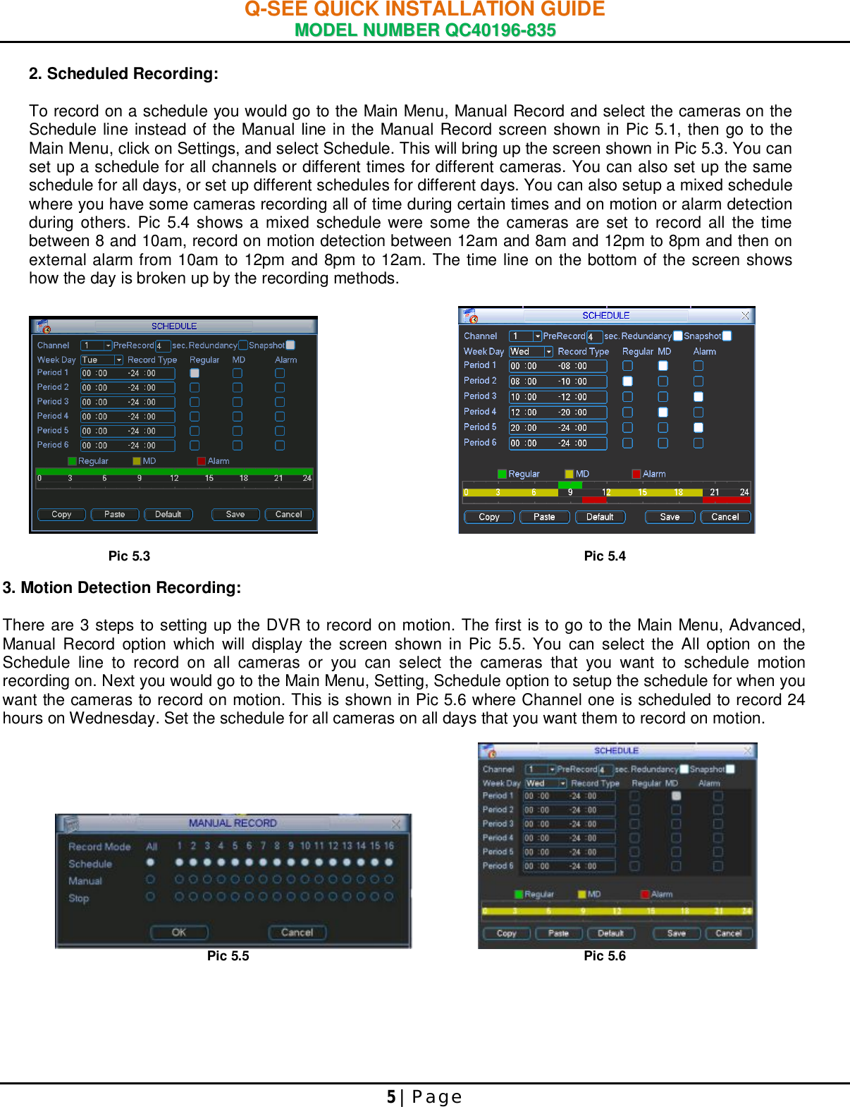 Page 6 of 9 - Q-See Q-See-Qc40196-835-Users-Manual- 44KRTC QUICK INSTALLATION GUIDE  Q-see-qc40196-835-users-manual