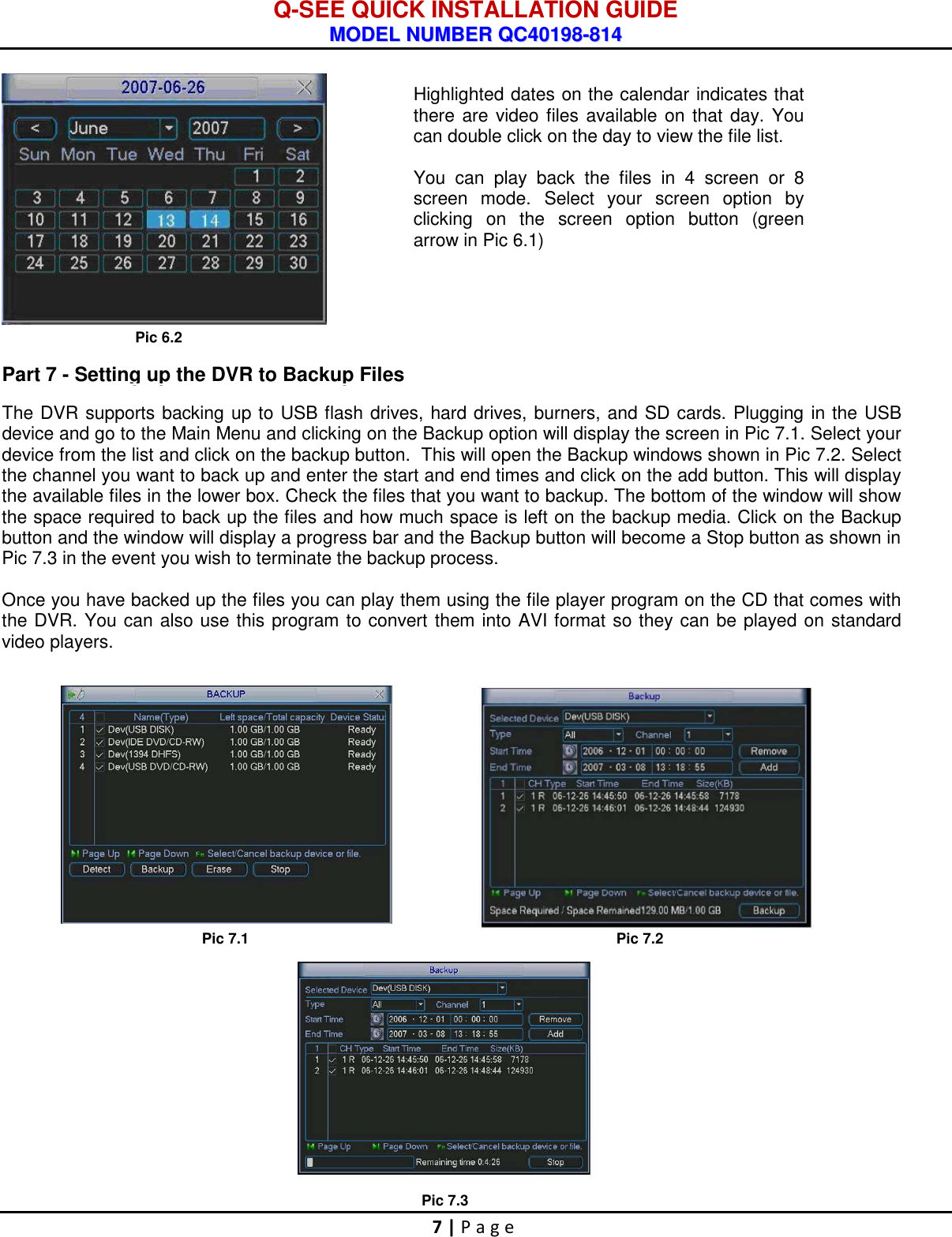 Page 8 of 9 - Q-See Q-See-Qc40198-814-Users-Manual- 44KRTC QUICK INSTALLATION GUIDE  Q-see-qc40198-814-users-manual