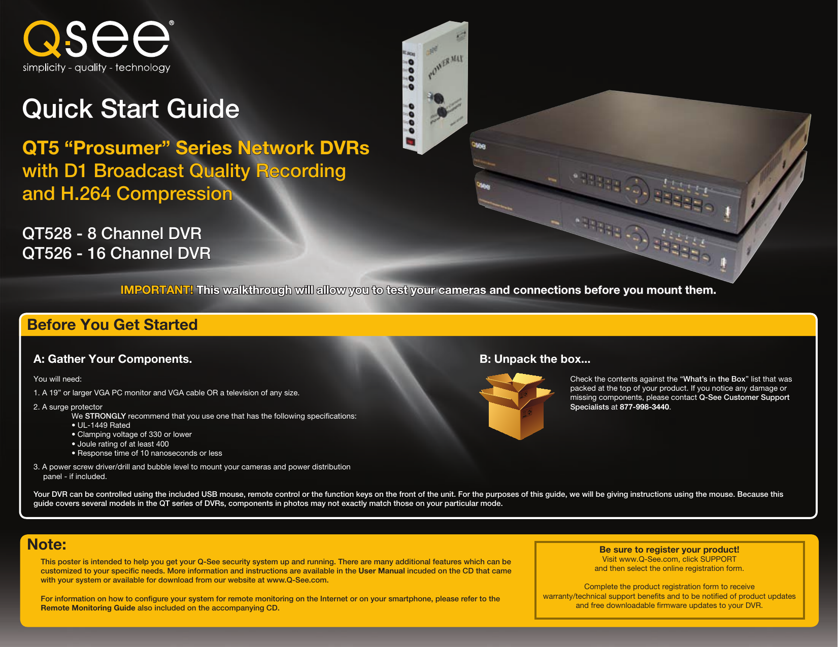 Page 1 of 3 - Q-See Q-See-Qt526-Users-Manual-  Q-see-qt526-users-manual