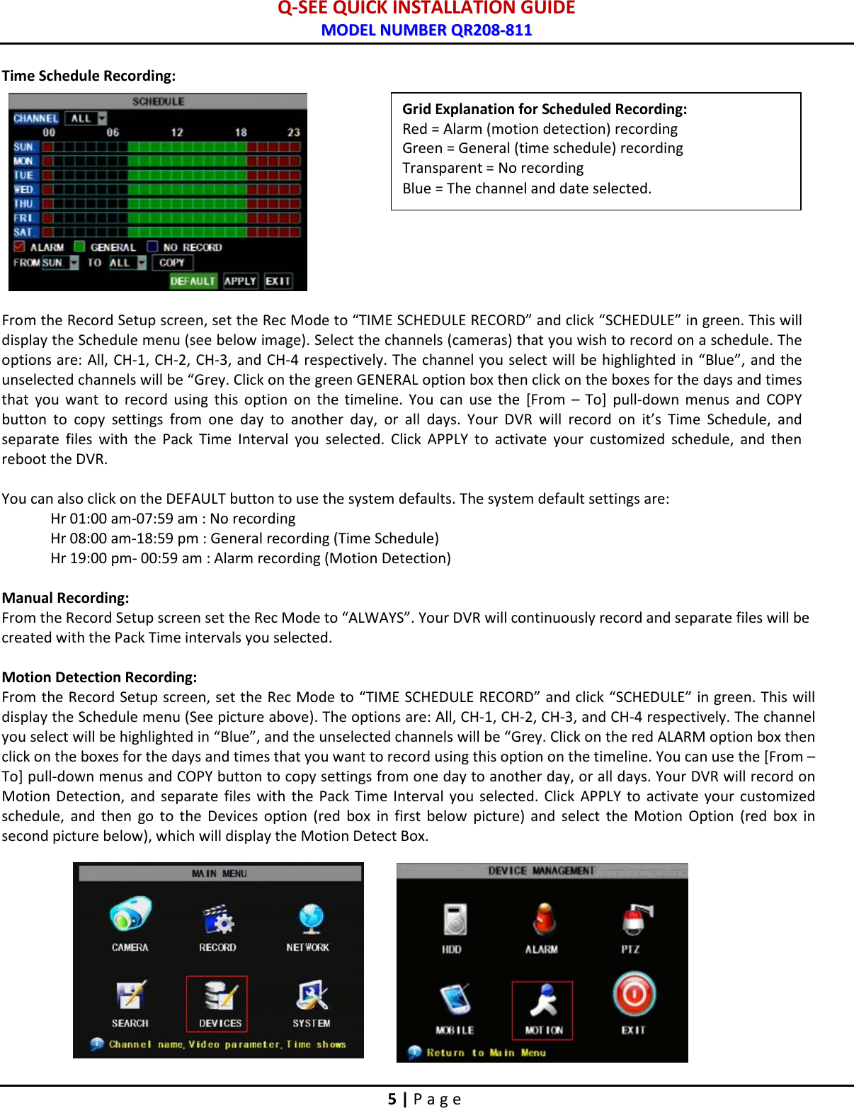 Page 6 of 9 - Q-See Qr208-811-Qsweb 44KRTC QUICK INSTALLATION GUIDE User Manual