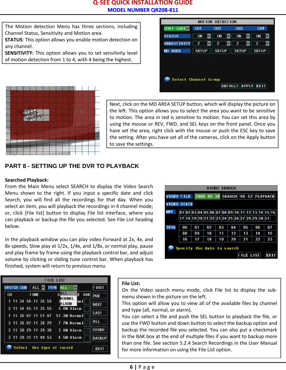 Page 7 of 9 - Q-See Qr208-811-Qsweb 44KRTC QUICK INSTALLATION GUIDE User Manual