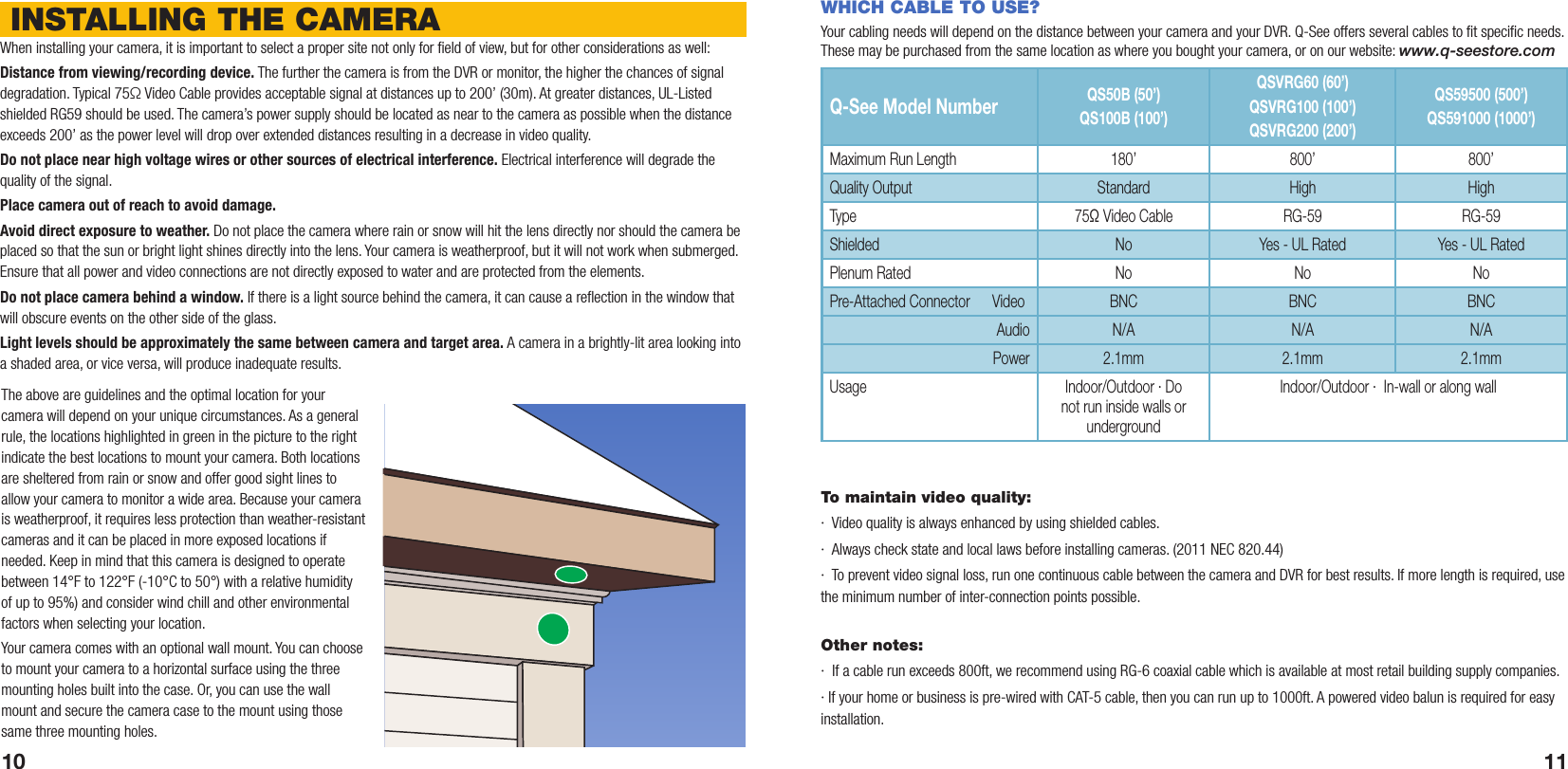 Page 6 of 9 - Q-See Qsz515D Camera Manual 145Mmx145Mm Web User