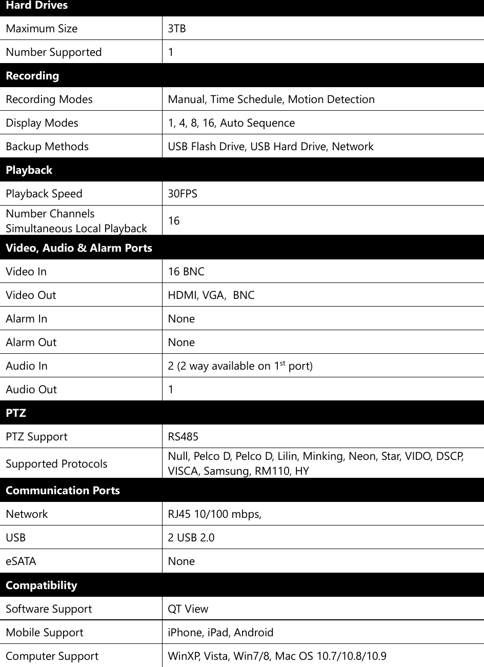 Page 2 of 3 - Q-See Qt5716 User Manual