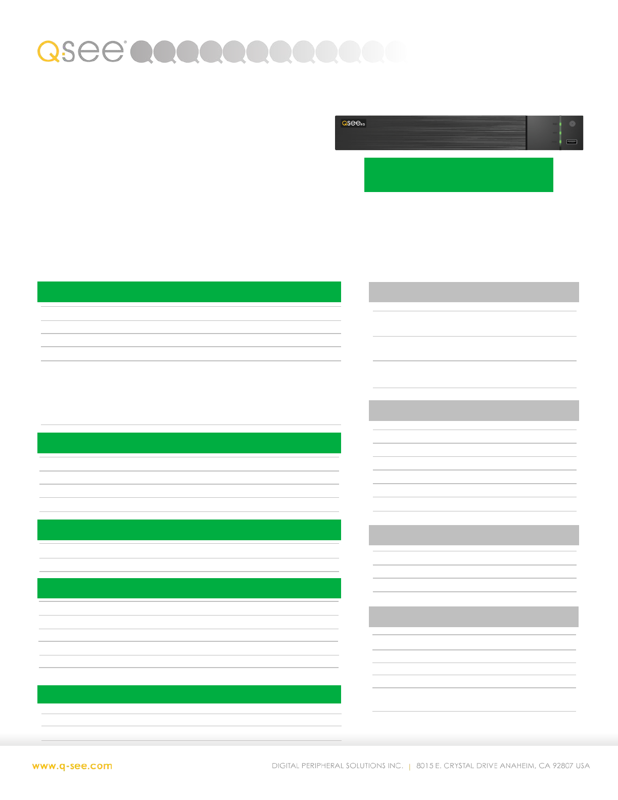 Q See Qth165 User Manual