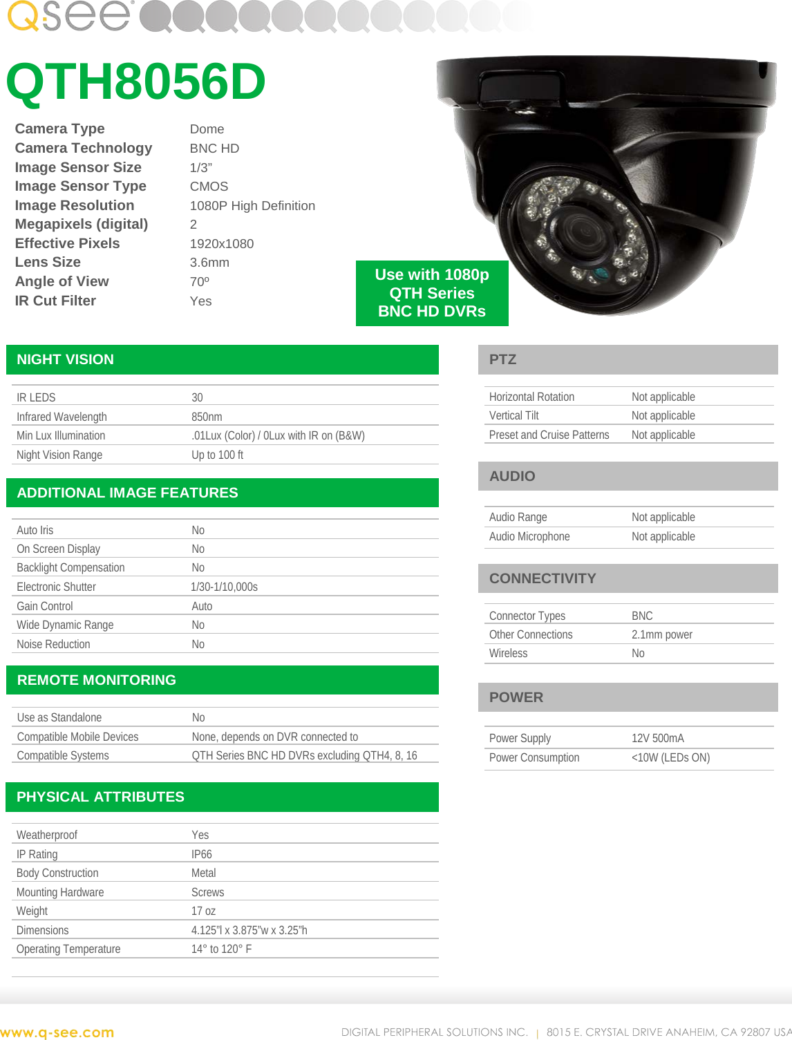 Page 1 of 1 - Q-See Qth8056D User Manual