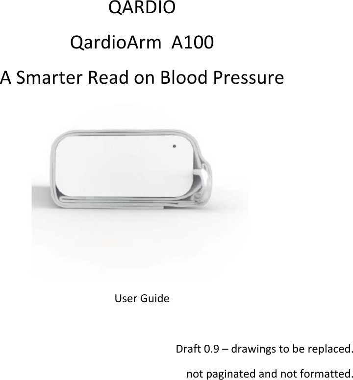 Qardio 888ARM QardioArm User Manual