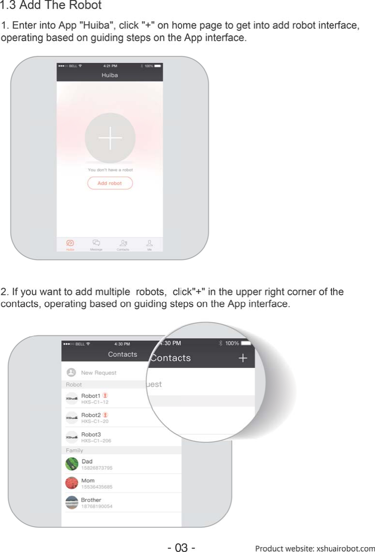 Qingdao Haier Robot HXSC1 Smart Sweeping Robot User Manual