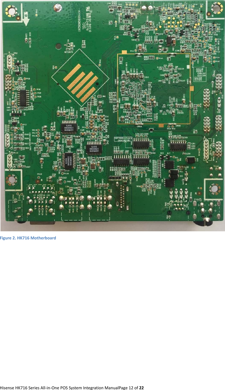 Page 12 of Qingdao Hisense Intelligent Commercial System HK716 All-in-one POS User Manual