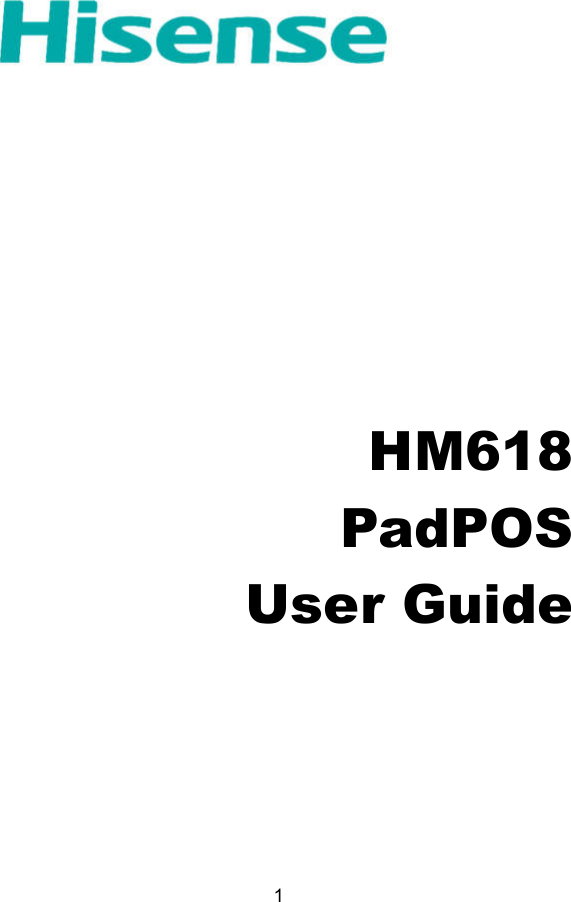 1HM618 PadPOS User Guide 