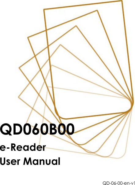 QD060B00e-ReaderUser ManualQD-06-00-en-v1