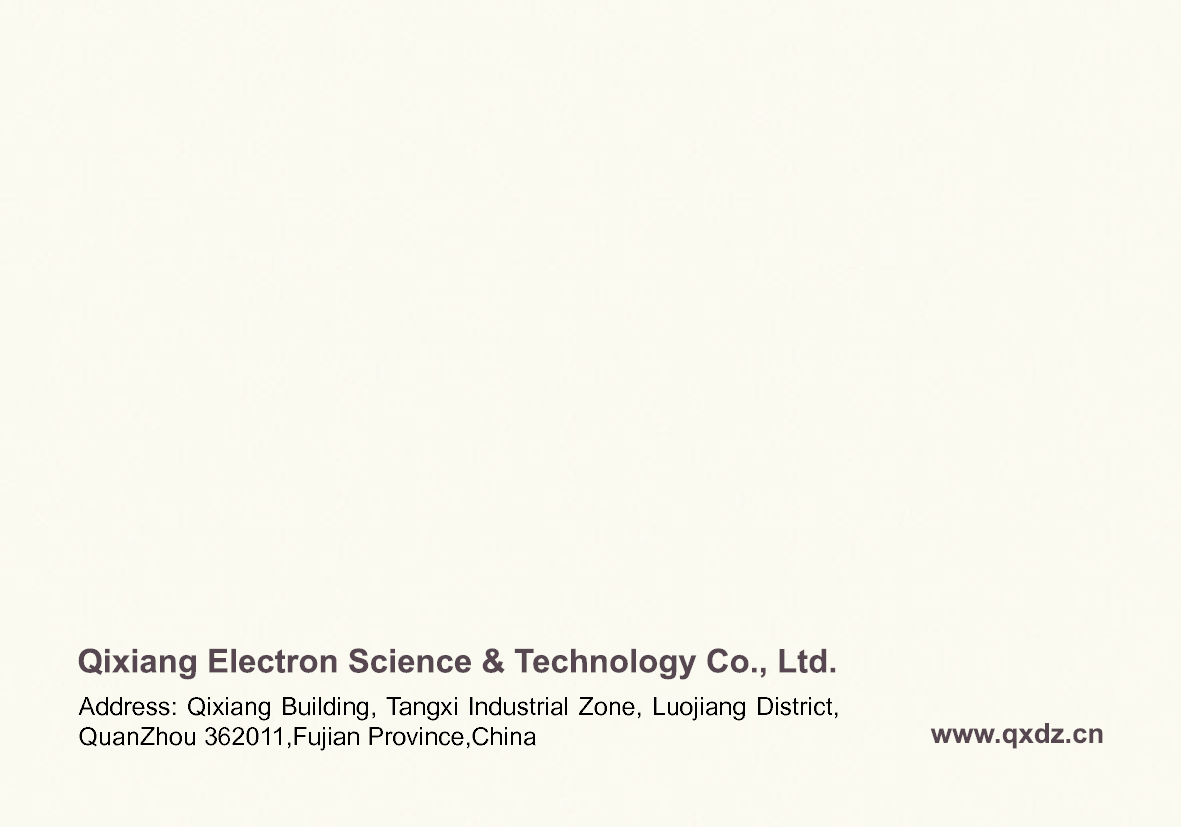 Address: Qixiang Building, Tangxi  Industrial Zone, Luojiang District,   QuanZhou 362011,Fujian Province,China