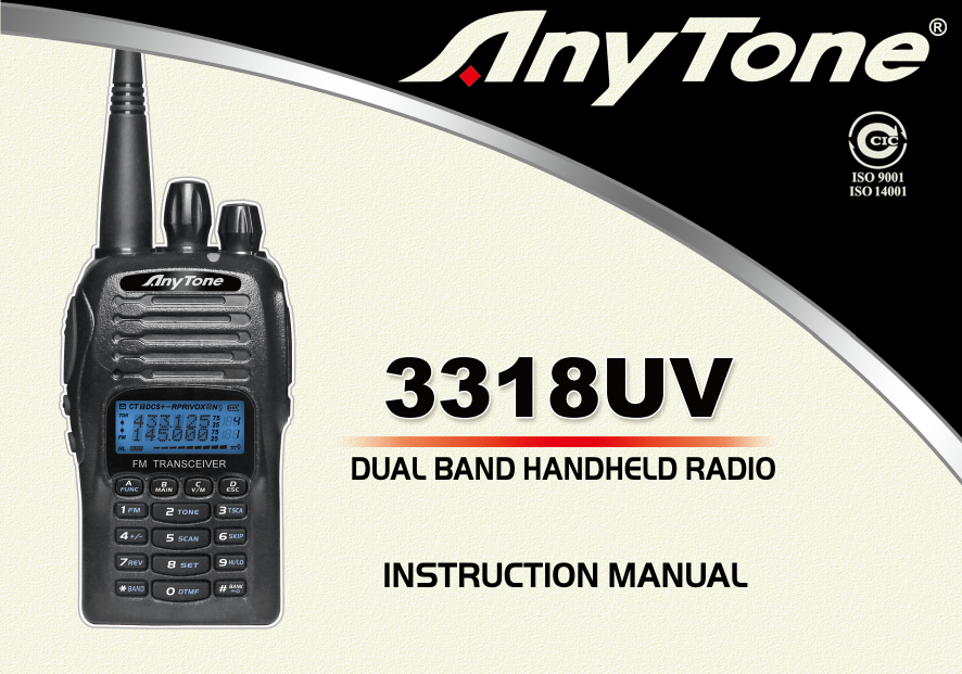 DUAL BAND HANDHELD RADIOINSTRUCTION MANUAL