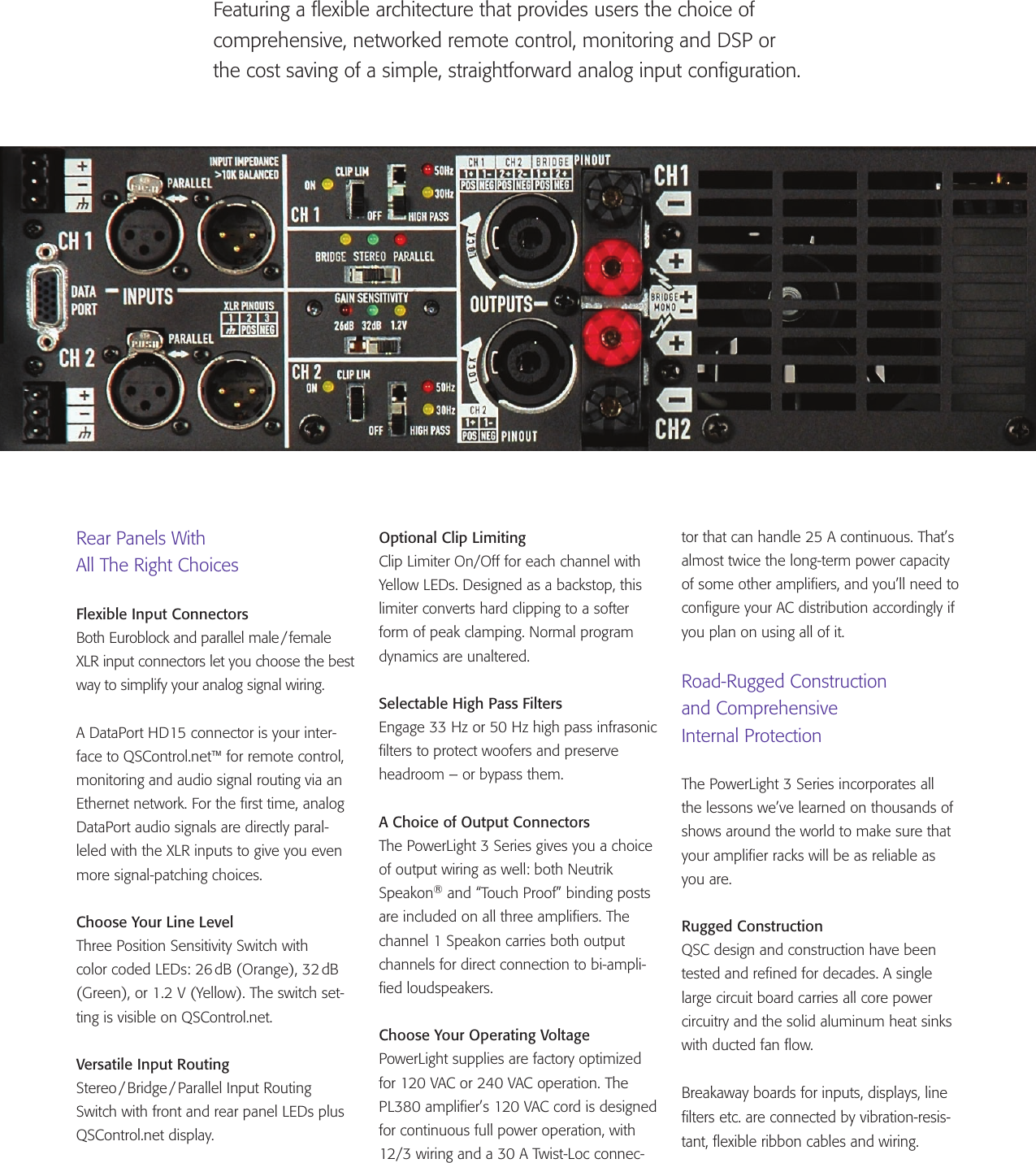 Page 6 of 8 - Qsc Qsc-3-Series-Users-Manual-  Qsc-3-series-users-manual