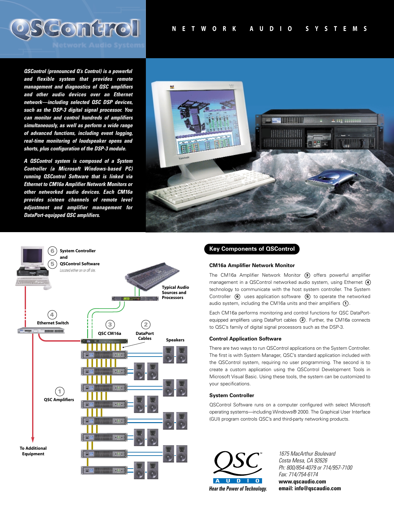 Page 1 of 6 - Qsc Qsc-Network-Audio-Systems-Users-Manual-  Qsc-network-audio-systems-users-manual